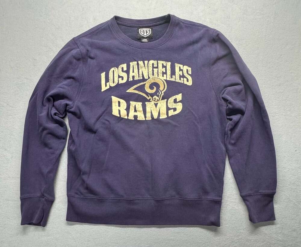 Los Angeles Rams Champion Women's Triumph Fleece Tri-Blend Sweatshirt - Gray,